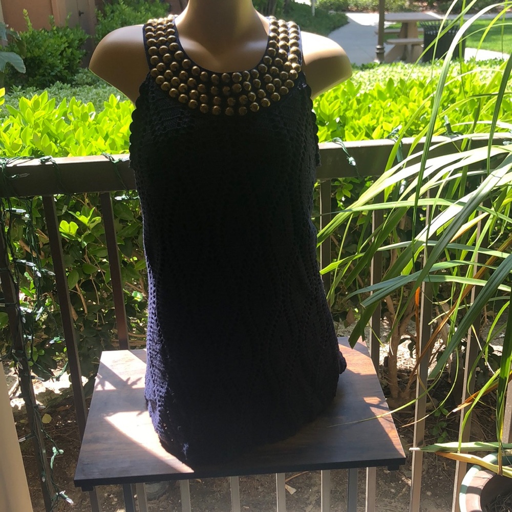 Navy blue blouse